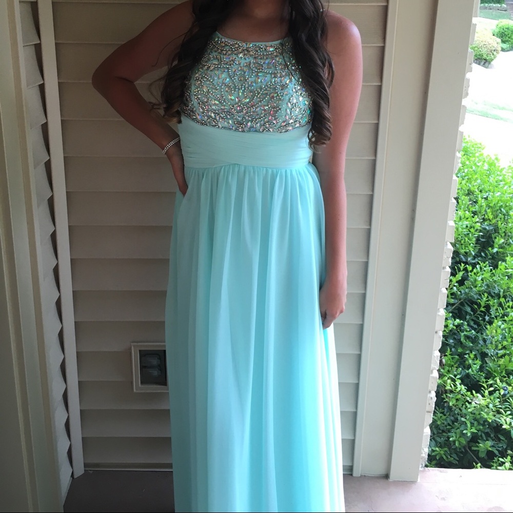 Sequin Hearts Prom Dress